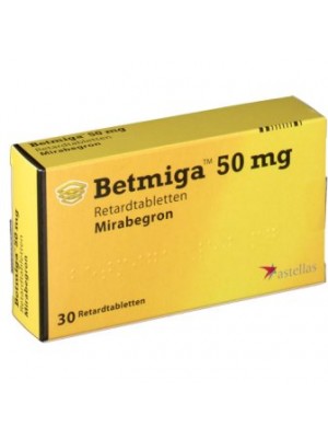 Betmiga 50mg. 30 tablets